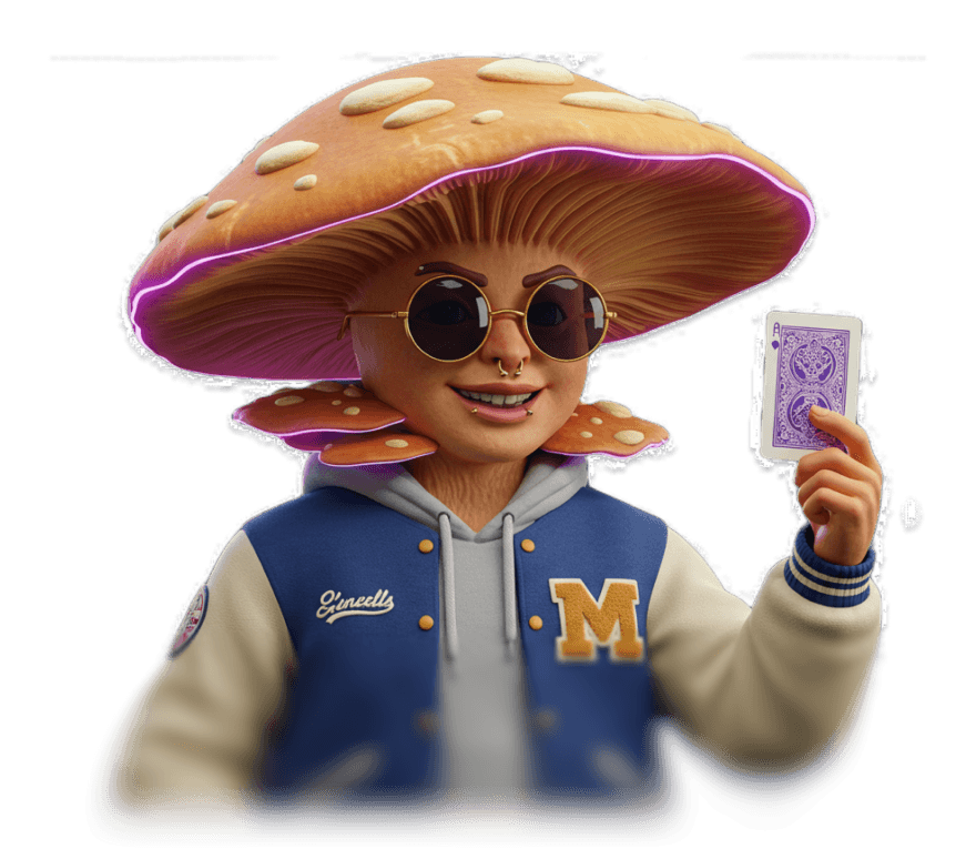 defungiz-mascot-yellow-playing-card